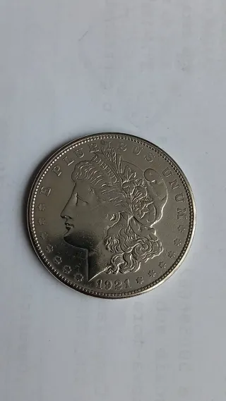 Moeda Prata Dólar 1921 S