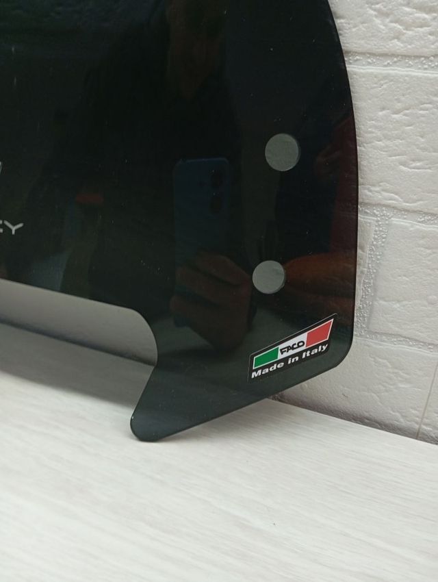 Faco - Parabrisas ahumado oscuro para Piaggio