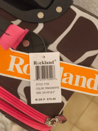 Conjunto 3 maletas NUEVAS estampado jirafa fucsia