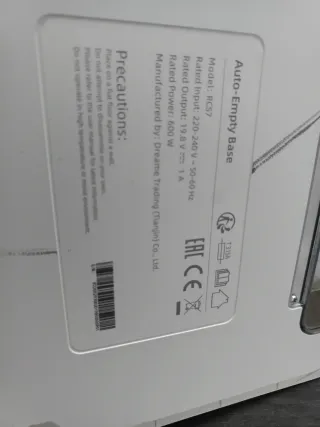 Base aspirador robot Dreame