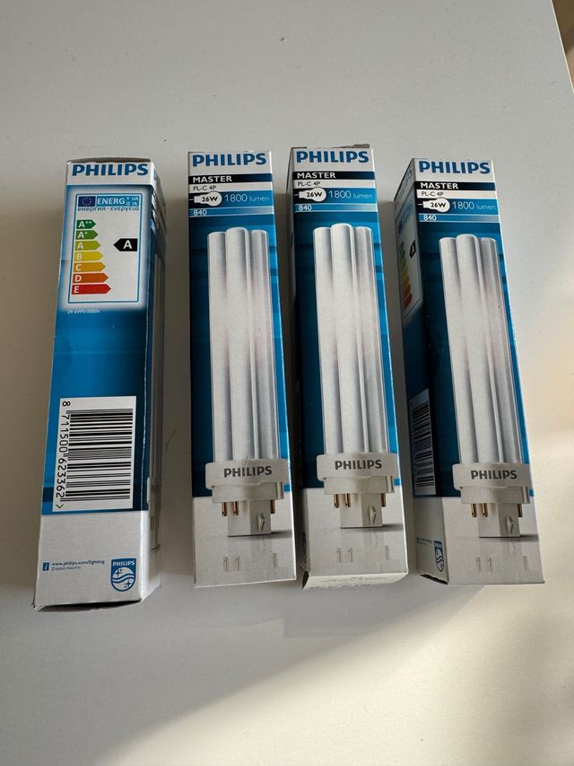 Bombilla Philips Master PLC-4P 26W