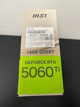 MSI GeForce RTX 5060 Ti 16G Inspire 2X OC Tarjeta