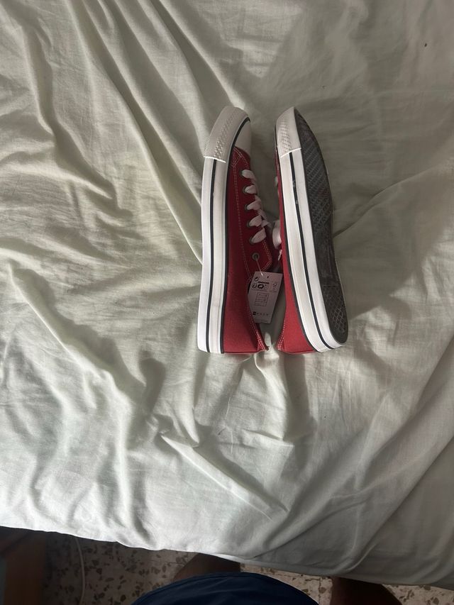 Zapatillas rojas vintage