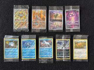 Lotto carte Pokémon sigillate
