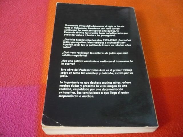 ESPAÑA FRANCO Y LOS JUDIOS ( HAIM AVNI ) HISTORIA