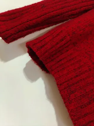 Cardigan con cappuccio in lana e cotone