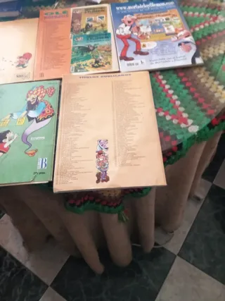 Mortadelo y Filemón,Zipi y zape,y Pulgarcito.