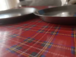 2 Bandejas Acero Inoxidable Pizza