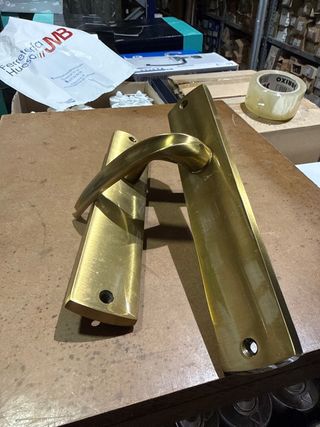 Juego Manillax3 Puerta Bronce Inglés Sin Bocallave