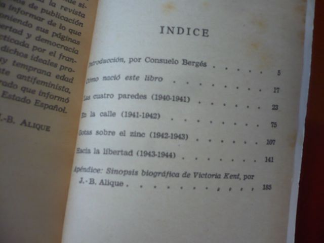 VICTORIA KENT CUATRO AÑOS DE MI VIDA 1940-1944