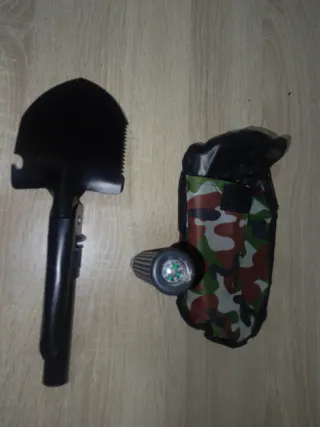 Mini pala multiusos supervivencia