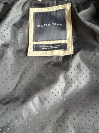 Cazadora beige y azul nueva