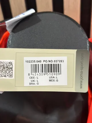 Chubasquero Joma Unisex Naranja Talla L