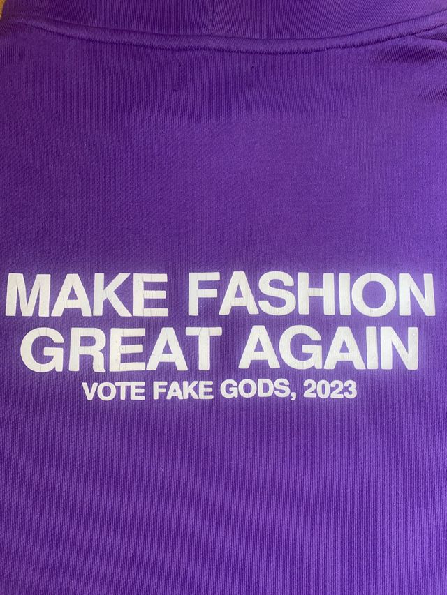 Sudadera Fake Gods Morada