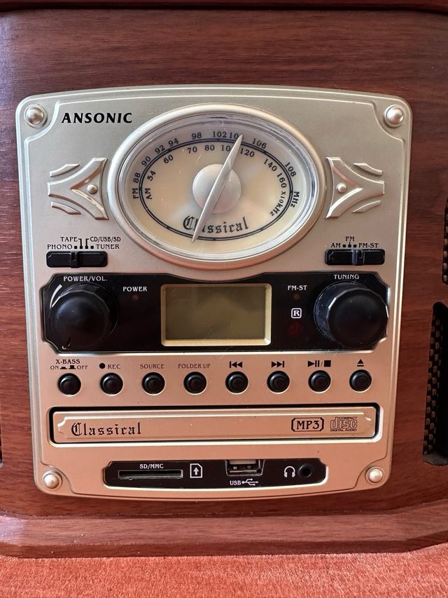 Ansonic Cadena con Tocadiscos