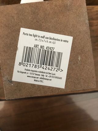 Coppia portalumini decorativi anticati con cuore