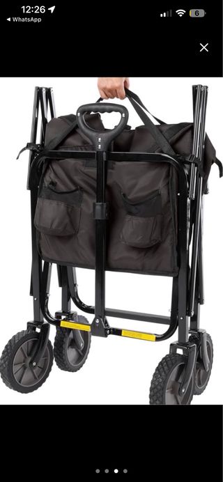 Carrito Plegable Negro