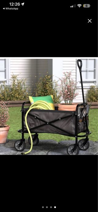 Carrito Plegable Negro