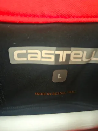 Chaqueta Castelli ROS Rosso Corsa Negra
