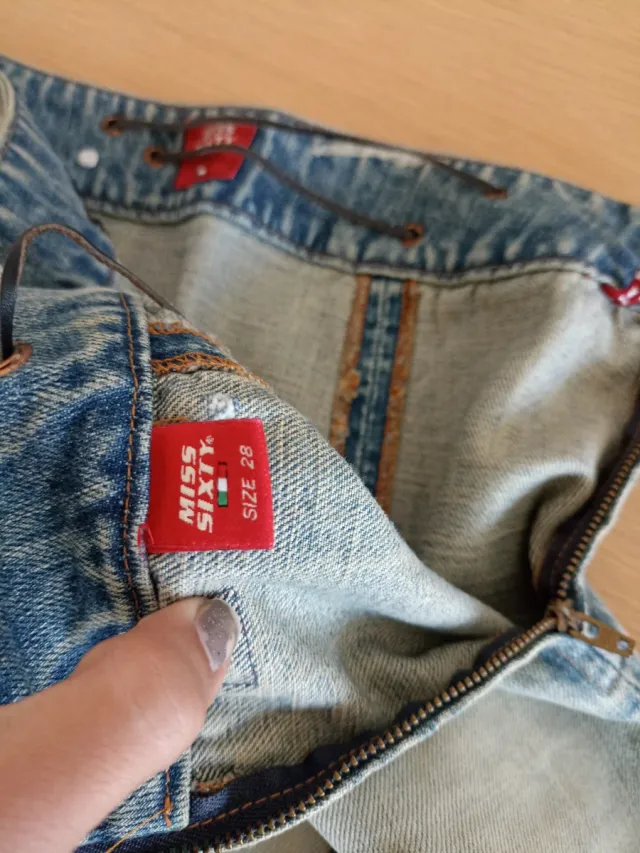 Mini falda vaquera Miss Sixty con cordones