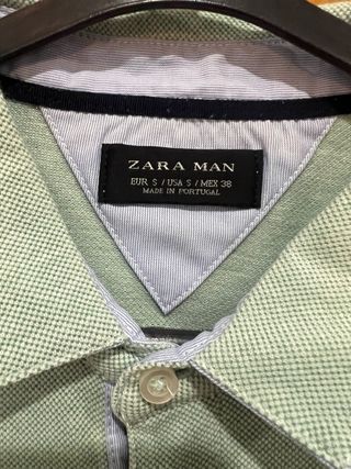 Polo Zara Man Verde