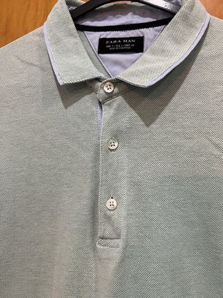 Polo Zara Man Verde