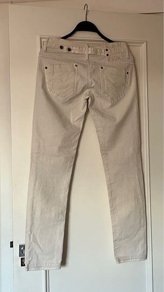 Pantalón vaquero G-Star RAW  blanco talla 28