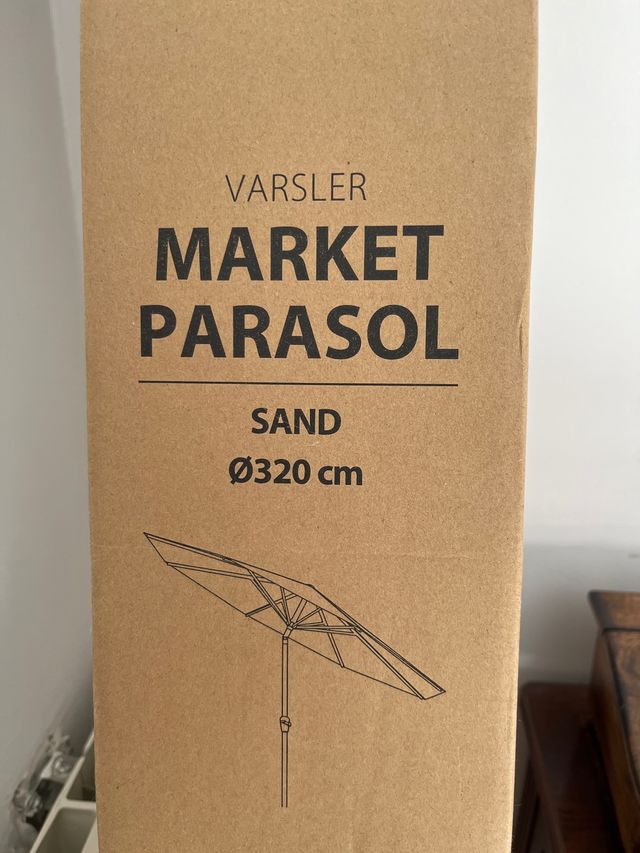 Sombrilla de mercado VARSILER 320cm arena