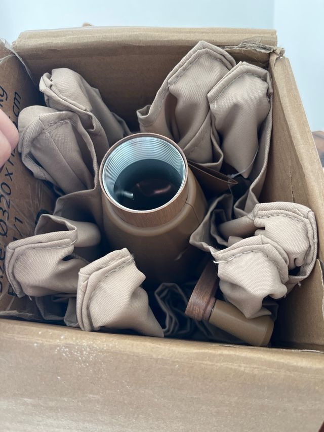 Sombrilla de mercado VARSILER 320cm arena