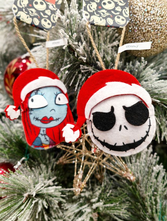 Pack Jack y Sally Adornos Árbol Navidad Disney