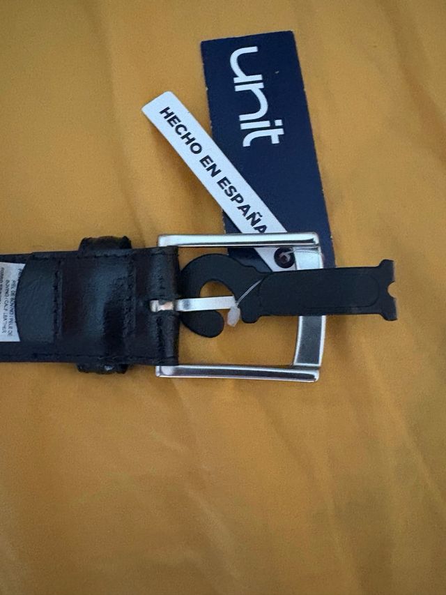 Cinturón Unit Negro Hecho en España