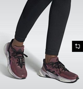 Zapatillas Adidas Running Mujer Rosa y Negro