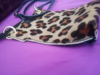 Bolso bandolera de piel auténtica nuevo