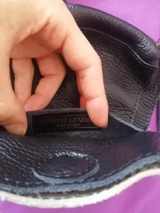 Bolso bandolera de piel auténtica nuevo