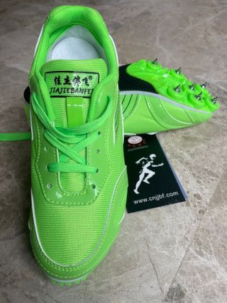 Zapatillas clavos niño JIAJIEBANFEI verde talla 36