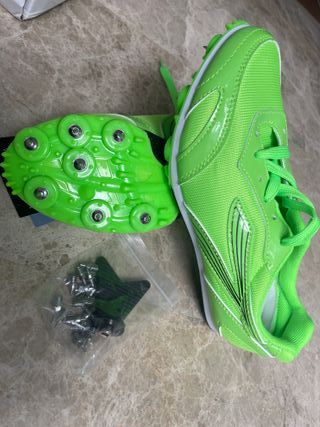 Zapatillas clavos niño JIAJIEBANFEI verde talla 36