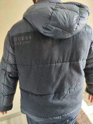 Abrigo Parka Hombre GUESS Azul