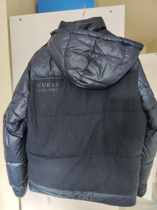 Abrigo Parka Hombre GUESS Azul