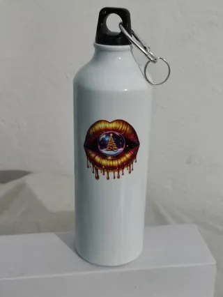 Botella de agua 750ml diseño Navidad