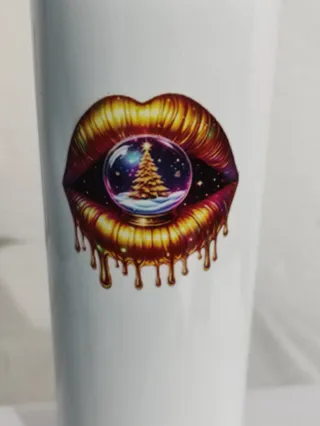 Botella de agua 750ml diseño Navidad