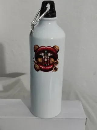 Botella de agua 750ml diseño Navidad