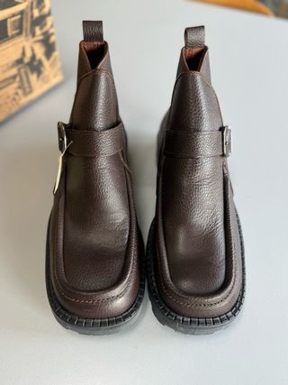 Scarponcini uomo Docksteps marrone pelle