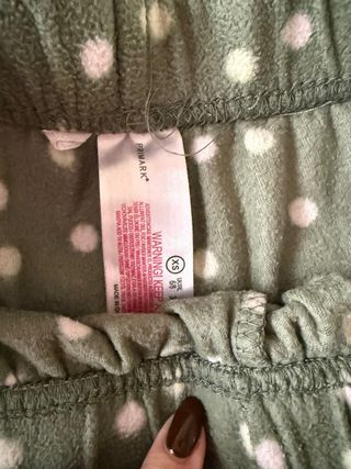 Pijama Primark Verde Lunares