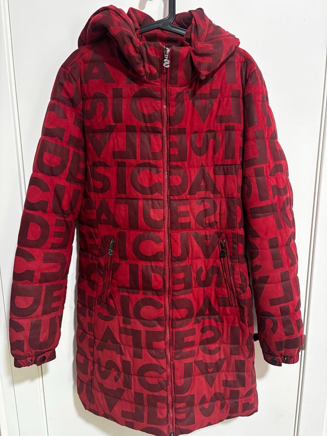 Abrigo Desigual Rojo