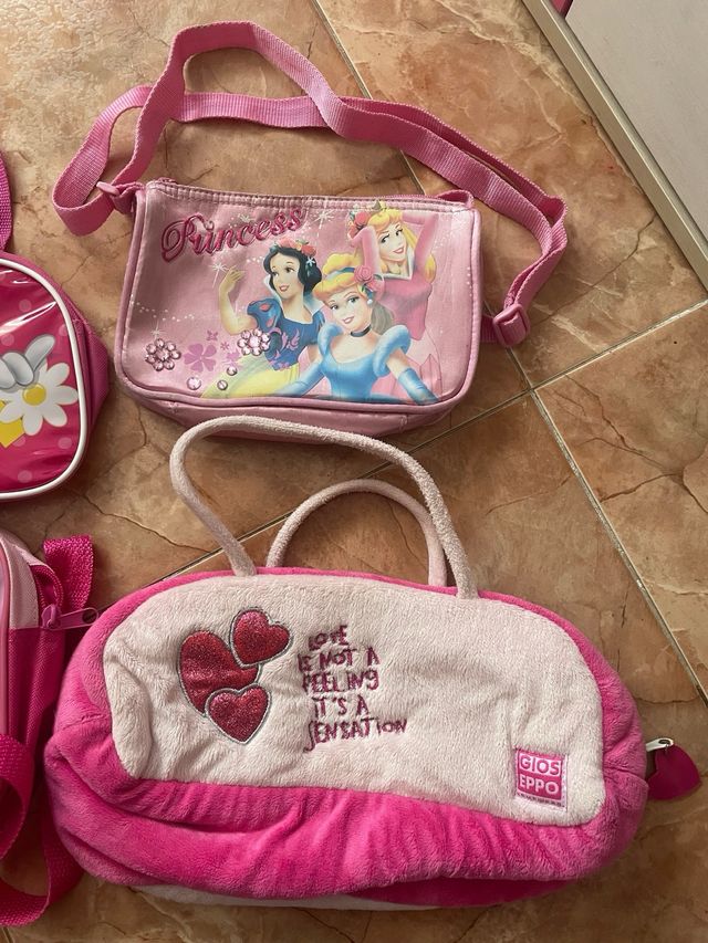 Set di 4 borse per bambini per ragazze