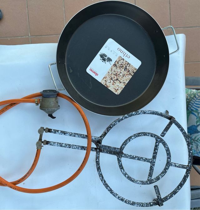 Paellero gas + Paellera