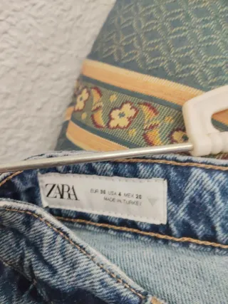 Pantalón vaquero ancho azul