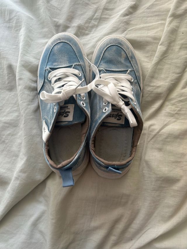 Zapatillas vintage azul denim