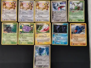 Lotto carte Pokémon rare vecchie