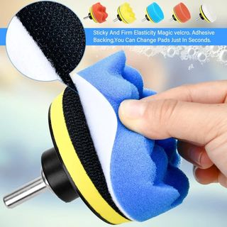 Kit 23 Esponjas Pulir Coche Detallado